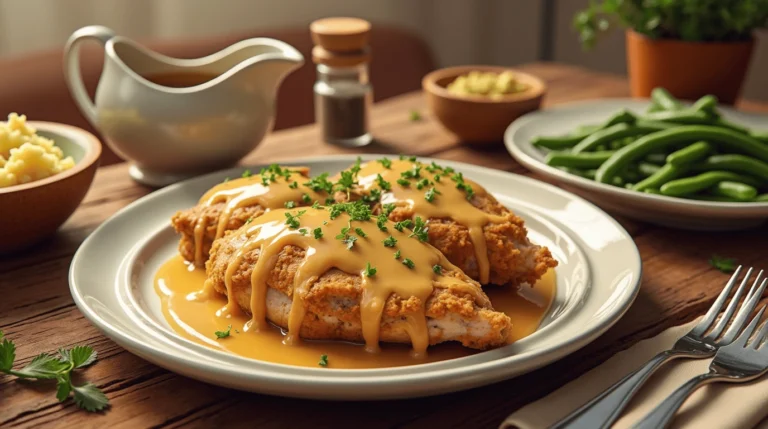 smothered chicken and gravy