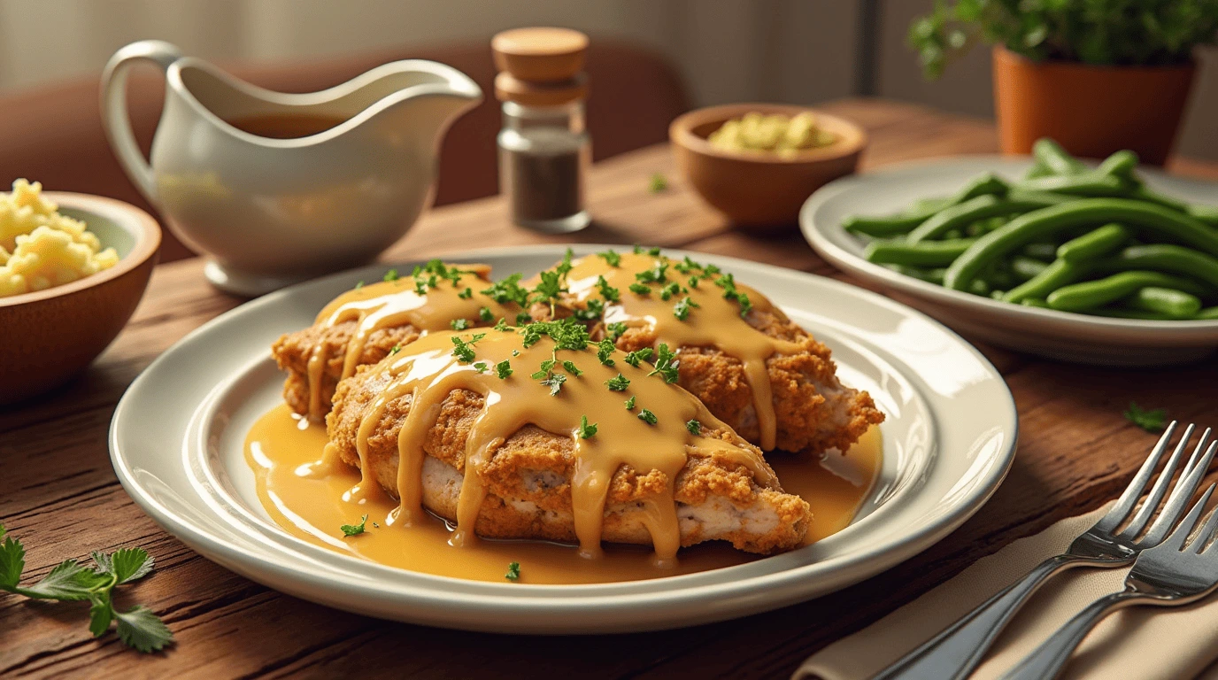 smothered chicken and gravy