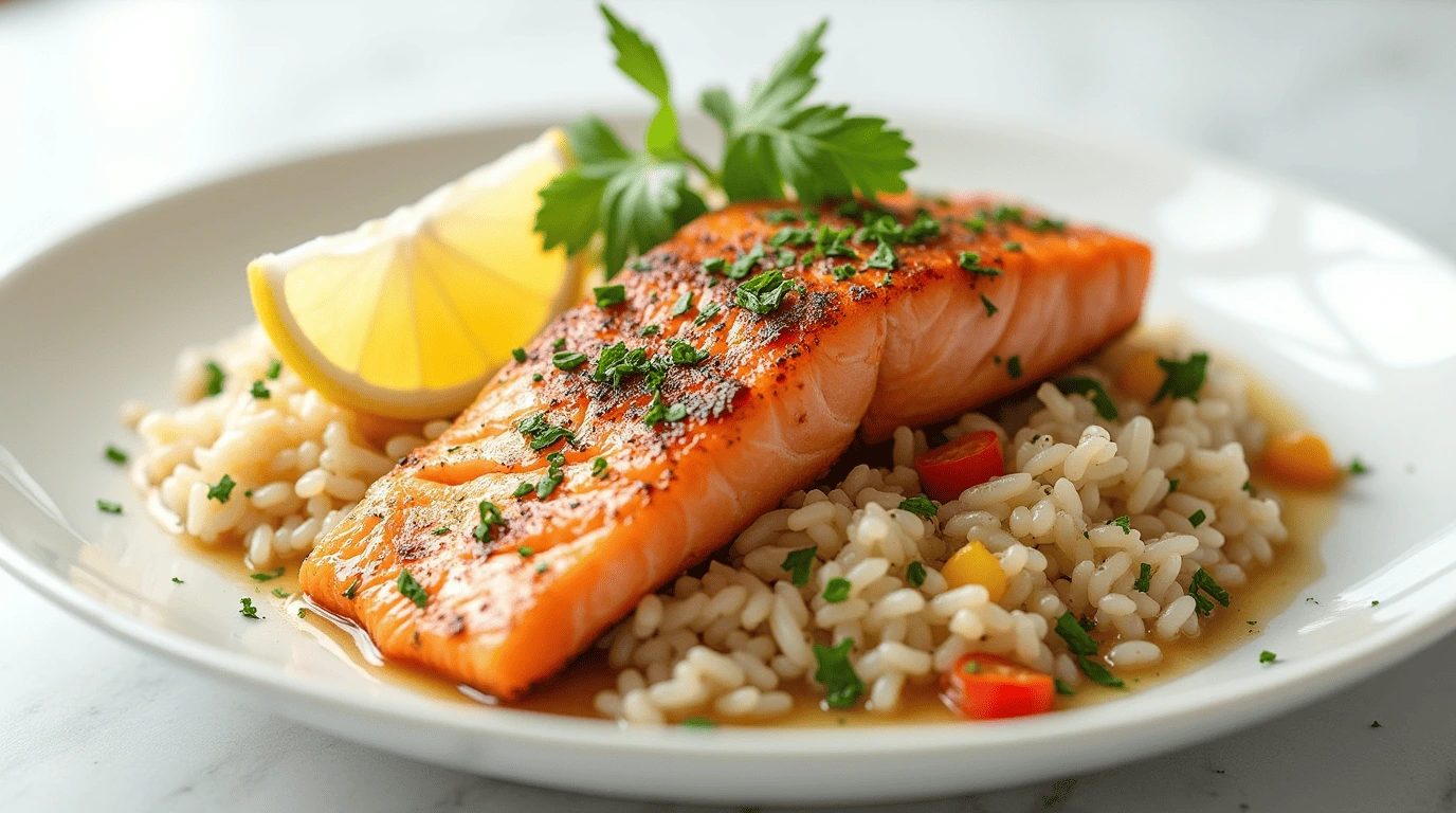 salmon and rice recipe